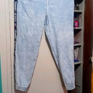 Tommy Jeans brand denim joggers